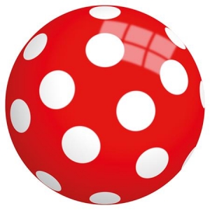 Kvalitní míč s puntíky