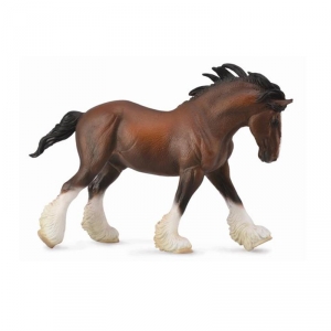Clydesdalský kůň - hnědý